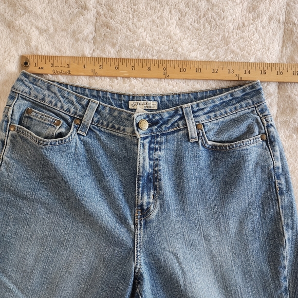 St. John's Bay Bootcut Jeans Size 12 Petite 12p boot cut small flare - Picture 7 of 10